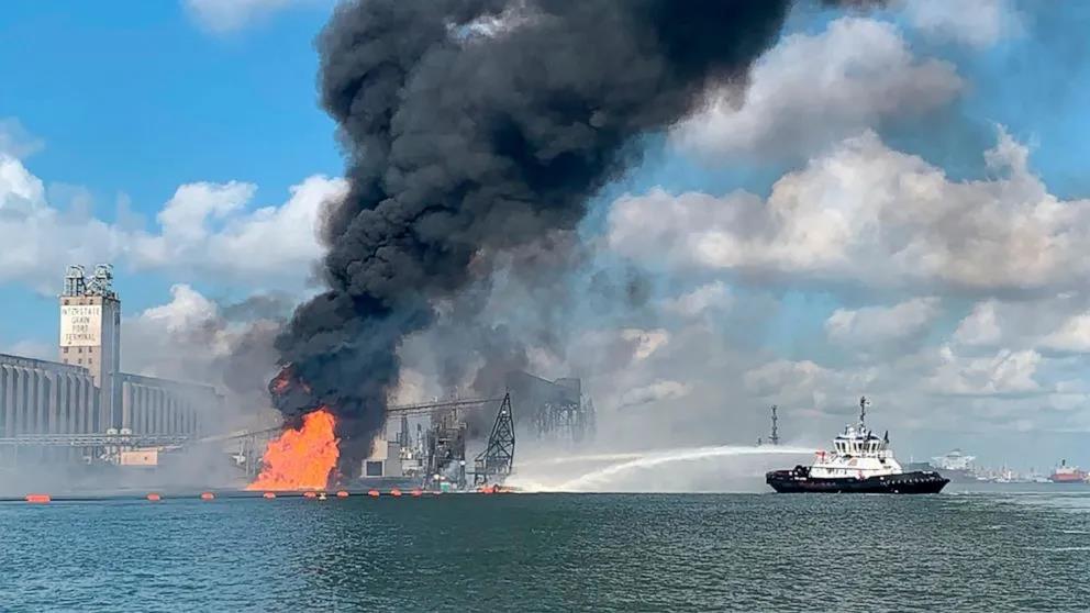 突發(fā)！輪船撞上天然氣管道，大爆炸！2死、2失蹤，6傷！